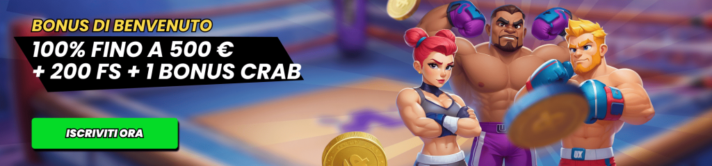 Pacchetto benvenuto Big Clash Casino